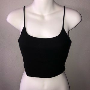 black crop top